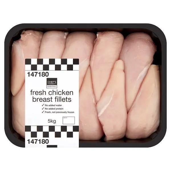Chef's Essentials Fresh Chicken Breast Fillets 5kg - Honesty Sales