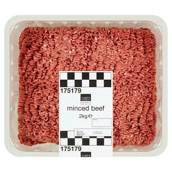 Chef's Essentials Minced Beef 2kg - Honesty Sales