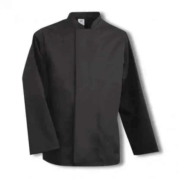 Chefs Jacket Long Sleeve Black, White 52'' - Honesty Sales