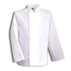 Chefs Jacket Long Sleeve Black, White 52'' - Honesty Sales