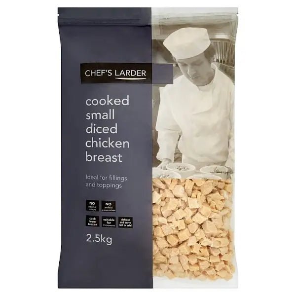 Chef's Larder Cooked Small Diced Chicken Breast 2.5kg - Honesty Sales
