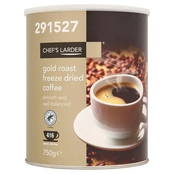 Chef's Larder Gold Roast Freeze Dried Coffee 750g - Honesty Sales