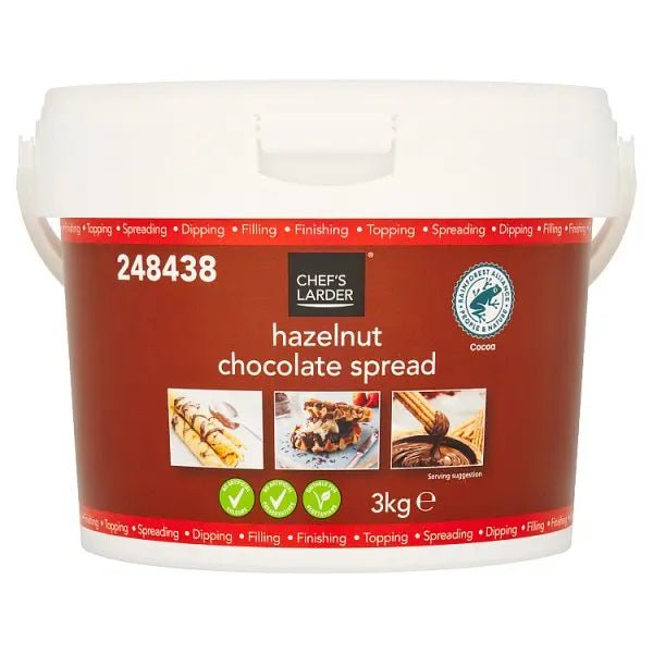 Chef's Larder Hazelnut Chocolate Spread 3kg - Honesty Sales