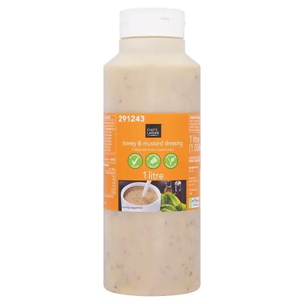 Chef's Larder Honey & Mustard Dressing 1 litre - Honesty Sales