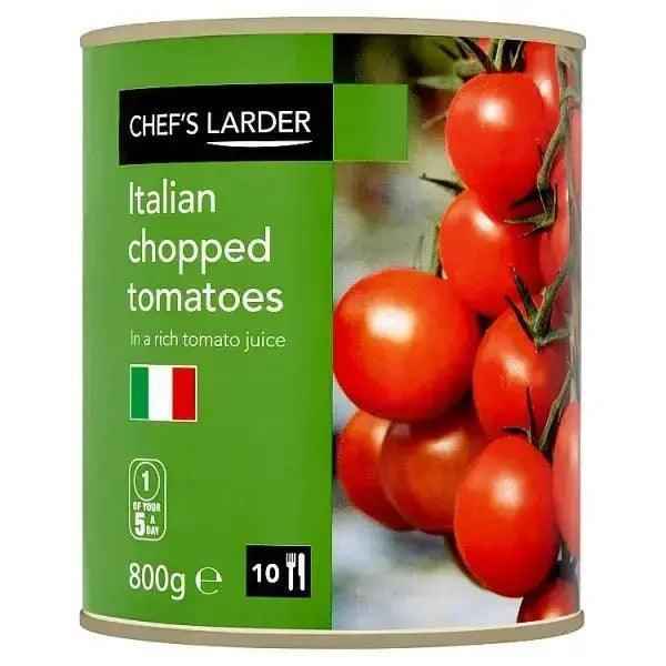 Chefs Larder Italian Chopped Tomatoes in a Rich - Honesty Sales