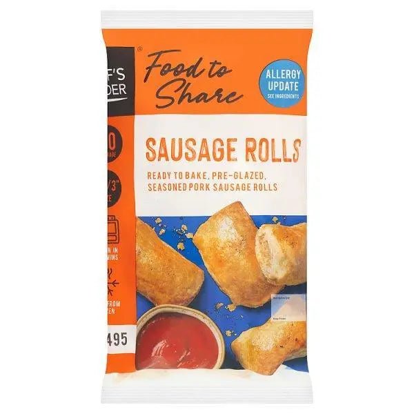 Chefs Larder Sausage Rolls 1.8kg - 40pk - Honesty Sales