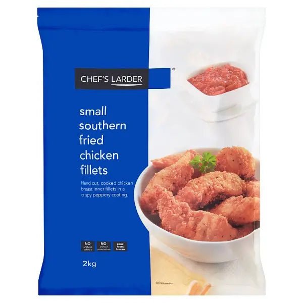 Chef's Larder Small Southern Fried Chicken Fillets 2kg - Honesty Sales
