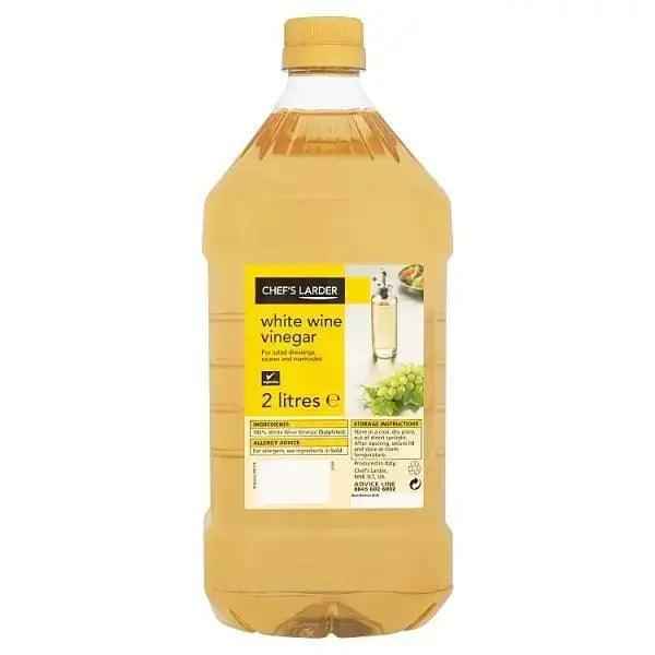 Chefs Larder White Wine Vinegar 2 Litres - Honesty Sales