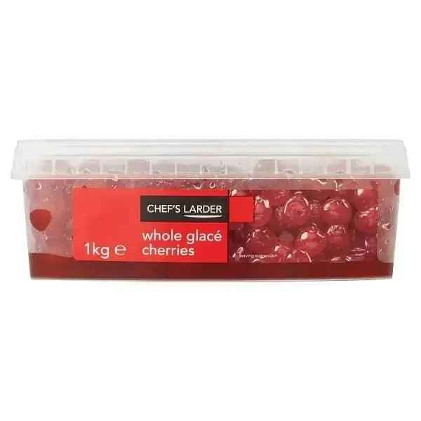 Chef's Larder Whole Glace Cherries 1kg - Honesty Sales