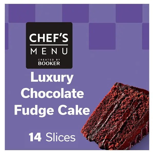 Chef's Menu Luxury Chocolate Fudge Cake 14 Slices - Honesty Sales