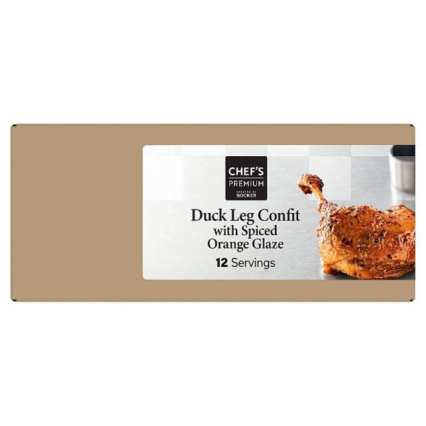 Chef's Premium Duck Leg Confit with Spiced Orange Glaze 6 x 590g (3.54kg) (1 x 3.54kg) - Honesty Sales