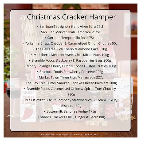 Christmas Cracker Hamper - Honesty Sales