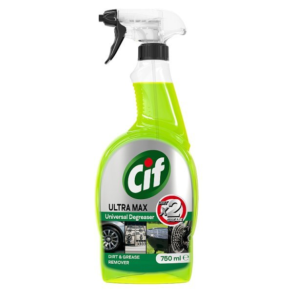 Cif Ultra Max Green Universal Degreaser 750 ml (6 x 750ml) - Honesty Sales
