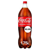 Coca-Cola Original Taste 1.75L (Case of 6) - Honesty Sales