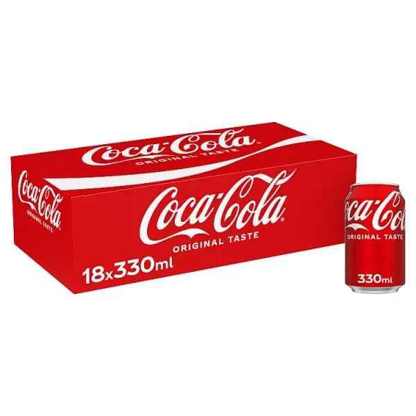 Coca - Cola Original Taste 18 x 330ml - Honesty Sales