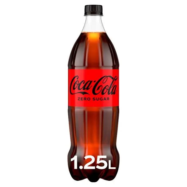 Coca - Cola Zero Sugar 1.25L (Case of 12) - Honesty Sales
