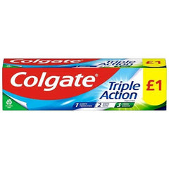 Colgate Triple Action Toothpaste 75ml (Case of 12) - Honesty Sales