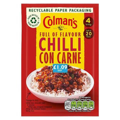 Colman's Recipe Mix Chilli Con Carne 50g (Case of 10) - Honesty Sales