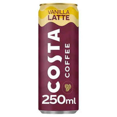 Costa Coffee Latte 12 x 250ml Cans - Honesty Sales