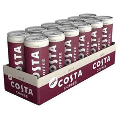Costa Coffee Latte 12 x 250ml Cans - Honesty Sales