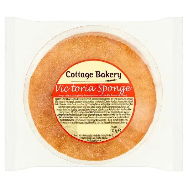 Cottage Bakery Victoria Sponge 375g - Honesty Sales