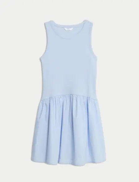 Cotton Rich Ribbed Dress (2 - 16 Yrs) - Honesty Sales