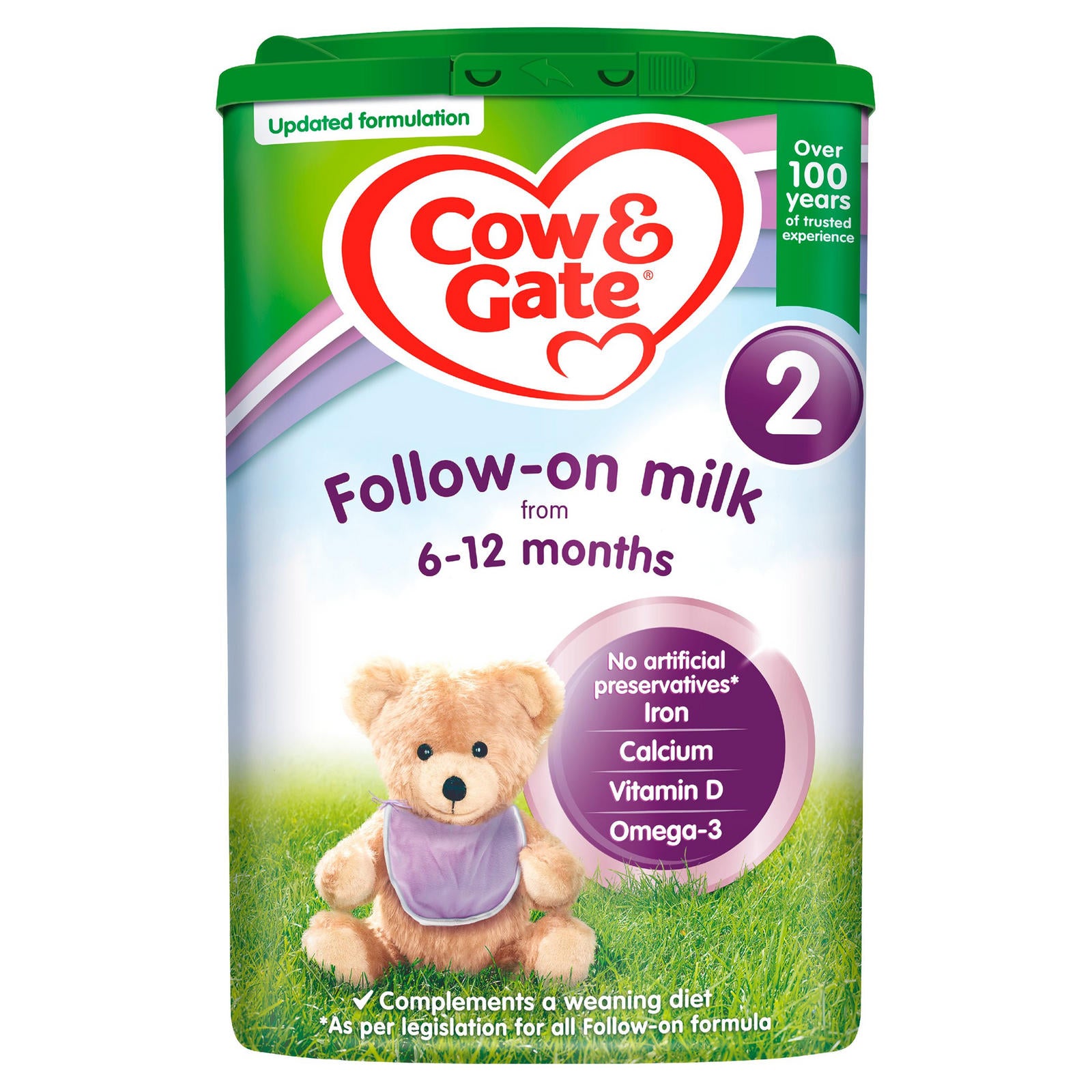 Cow & Gate 2 Follow-On Baby Milk Formula Powder 6–12 Months 800g