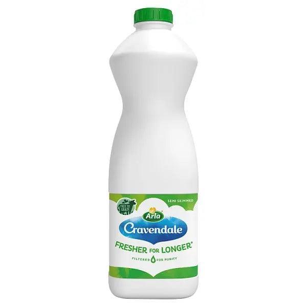 Cravendale Filtered Fresh Semi Skimmed Milk 1L Fresher for Longer (Case of 6) - Honesty Sales