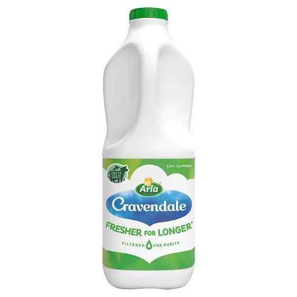 Cravendale Filtered Fresh Semi Skimmed Milk 2L Fresher for Longer - Honesty Sales