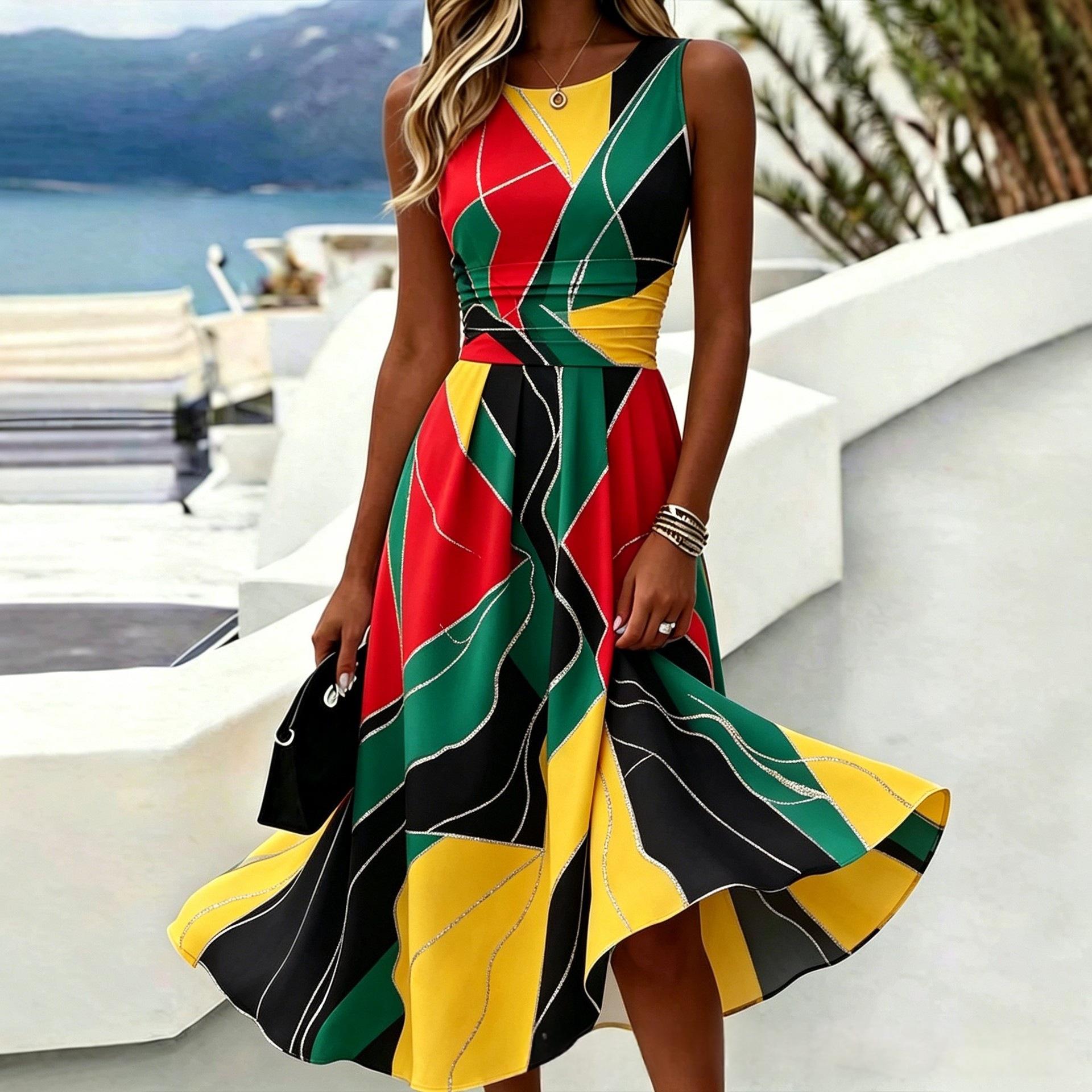 Creative New Sleeveless Womens Dress - Honesty Sales