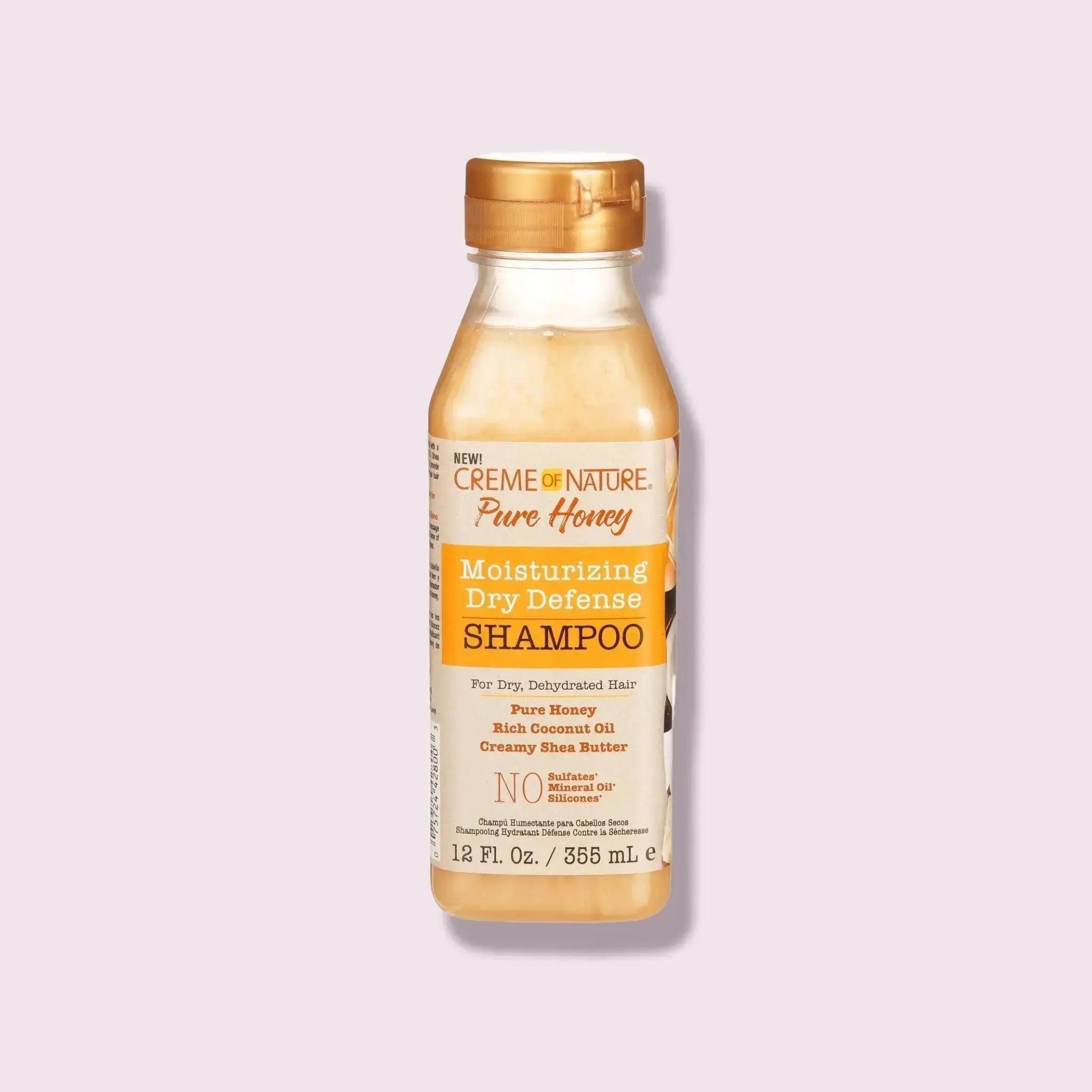Creme of nature Pure Honey Moisturizing Dry Defense Shampoo 12oz - Honesty Sales