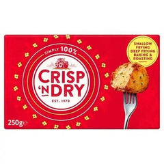 Crisp 'n Dry Simply 100% White Cooking Fat 250g - Honesty Sales
