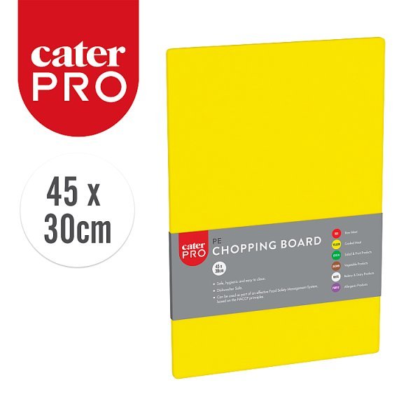 CTS Yellow Chopping Board (1 x Sgl) - Honesty Sales