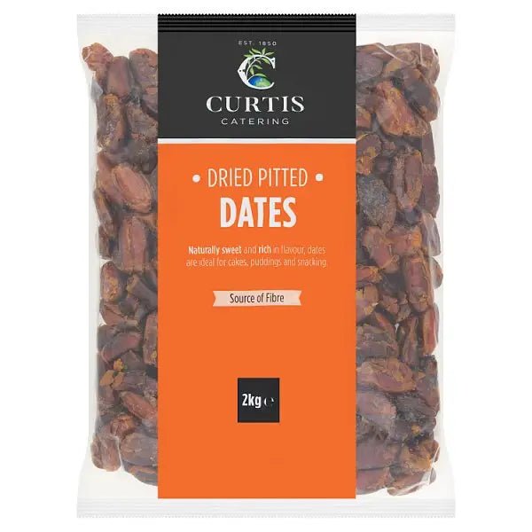 Curtis Catering Dried Pitted Dates 2kg - Honesty Sales