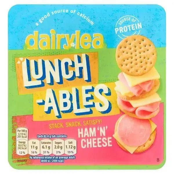Dairylea Lunchables Ham 'n' Cheese Stackers 83.4g (Case of 10) - Honesty Sales