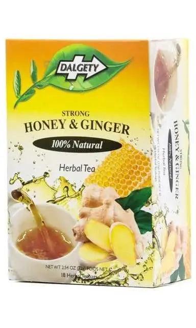Dalgety Honey & Ginger Tea, 72g - Honesty Sales