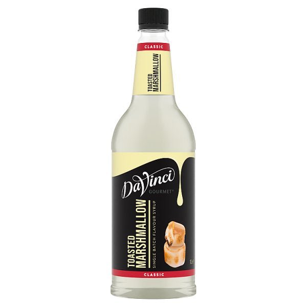 DaVinci Gourmet Classic Toasted Marshmallow Single Batch Flavour Syrup 1L (1 x 1ltr) - Honesty Sales