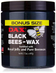 Dax Black Bees - Wax Fortified With Royal Jelly And Pure Beeswax 397g - Honesty Sales
