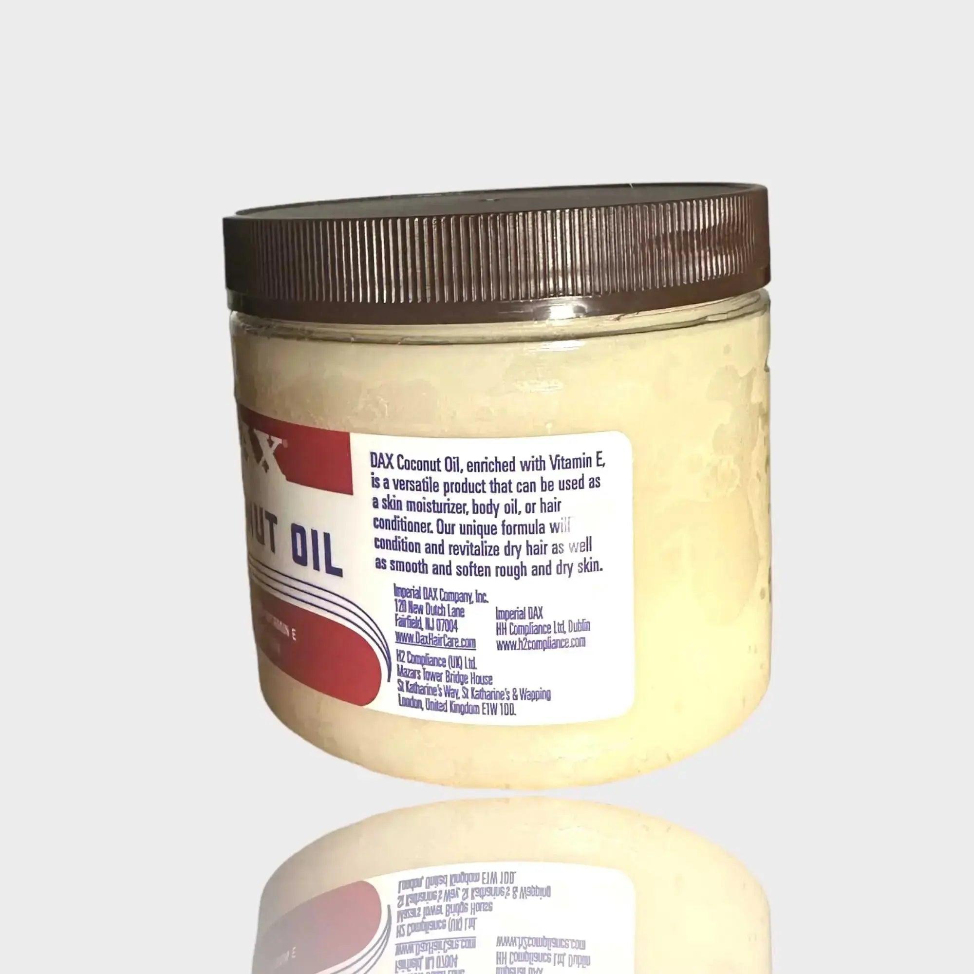 Dax Coconut Oil enriched with Vitamin E 14 oz. (397g) - Honesty Sales