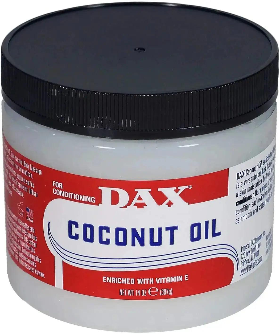 Dax Coconut Oil enriched with Vitamin E 14 oz. (397g) - Honesty Sales