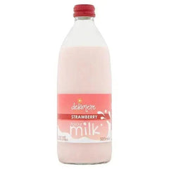 Delamere Dairy Strawberry Flavour Milk 500ml (Case of 12) - Honesty Sales