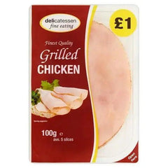 Delicatessen Fine Eating Grilled Chicken 100g - Honesty Sales