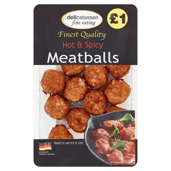 Delicatessen Fine Eating Hot & Spicy Meatballs 200g - Honesty Sales