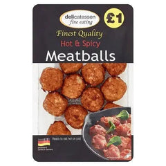 Delicatessen Fine Eating Hot & Spicy Meatballs 200g - Honesty Sales