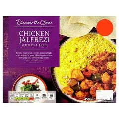 Discover the Choice Chicken Jalfrezi with Pilau Rice 450g - Honesty Sales
