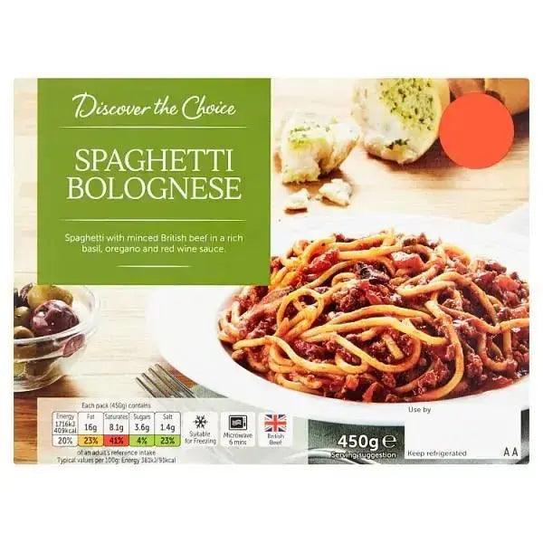 Discover the Choice Spaghetti Bolognese 450g - Honesty Sales