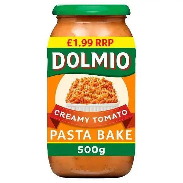 Dolmio Pasta Bake Creamy Tomato Pasta Sauce 500gl (Case of 6) - Honesty Sales