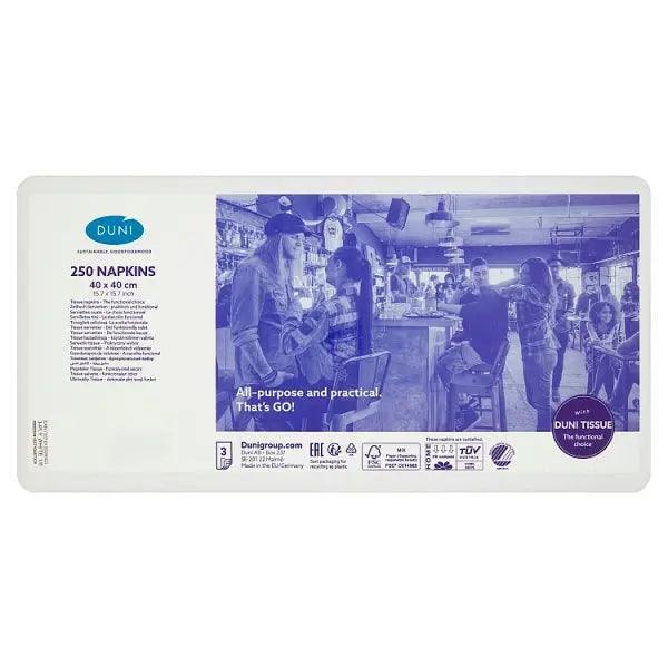 Duni Go 250 Napkins - Honesty Sales