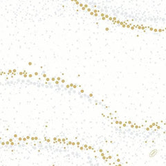 Duni Golden Stardust White 40cm Dunisoft Napkin - Honesty Sales