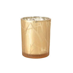 Duni Shimmer Sand Candleholder Glass 100 x 80mm - Honesty Sales
